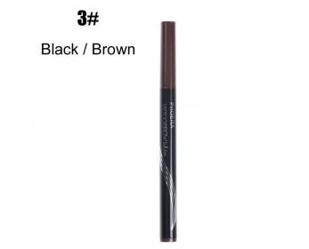 New Long Lasting Ultra-Fine Four-Comb Eyebrow Pencil (Color: 2 pcs Brown)