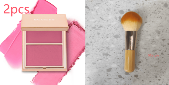 PHOFAY Double-Take Cream & Powder Blush Duo (Option: 1PCS-Set5)