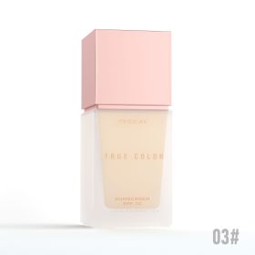 MATTE SUNSCREEN LIQUID FOUNDATION SPF 30 (Option: 03color)