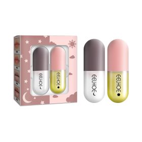 EELHOE Day And Night Lip Moisturizing Capsules, Hydrate, Increase Lip Elasticity, Plump Lips, And Lip-enhancing Liquid (Option: 3PCS)
